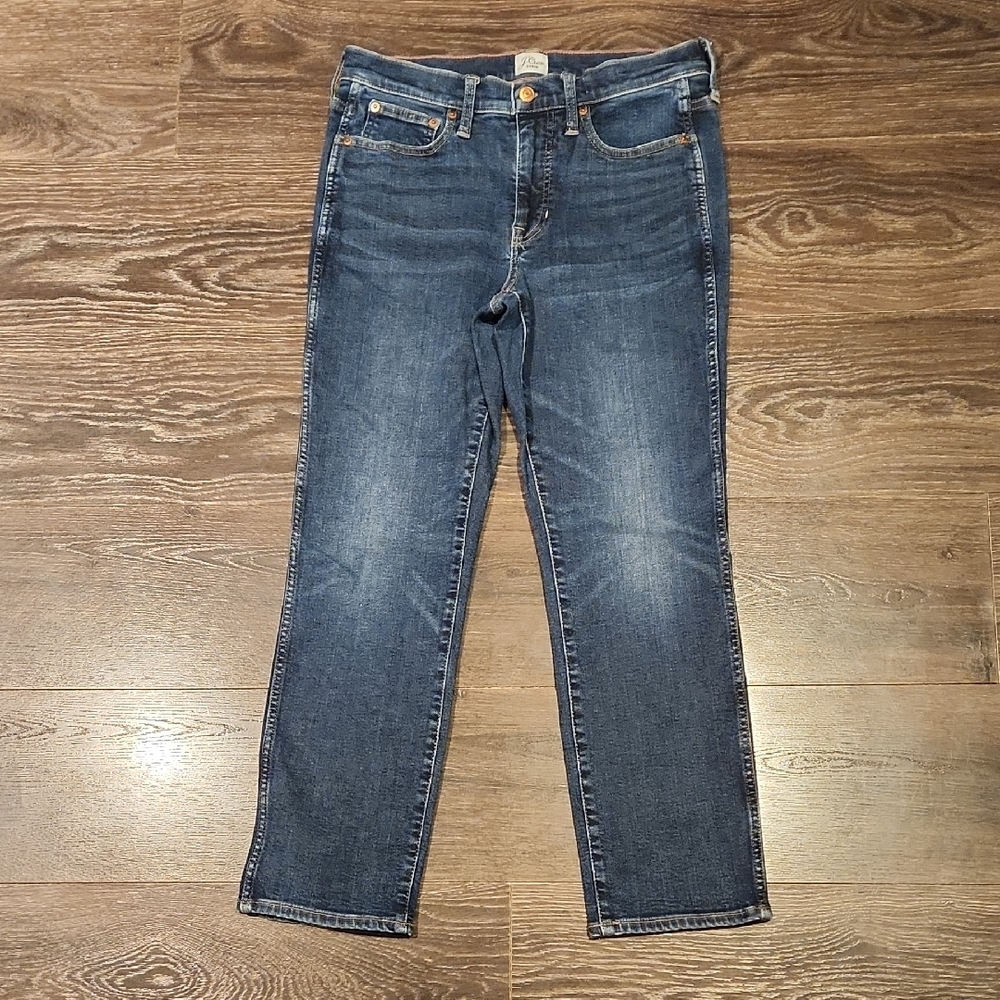 ❤️ J CREW 9" VINTAGE SLIM STRAIGHT JEANS, BRISTOL WASH, 4 (27) & 6 (28)